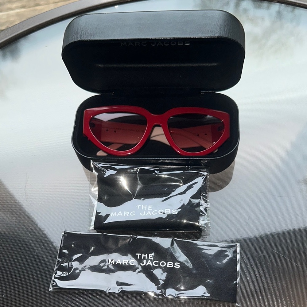 Marc Jacobs Red Sunglasses